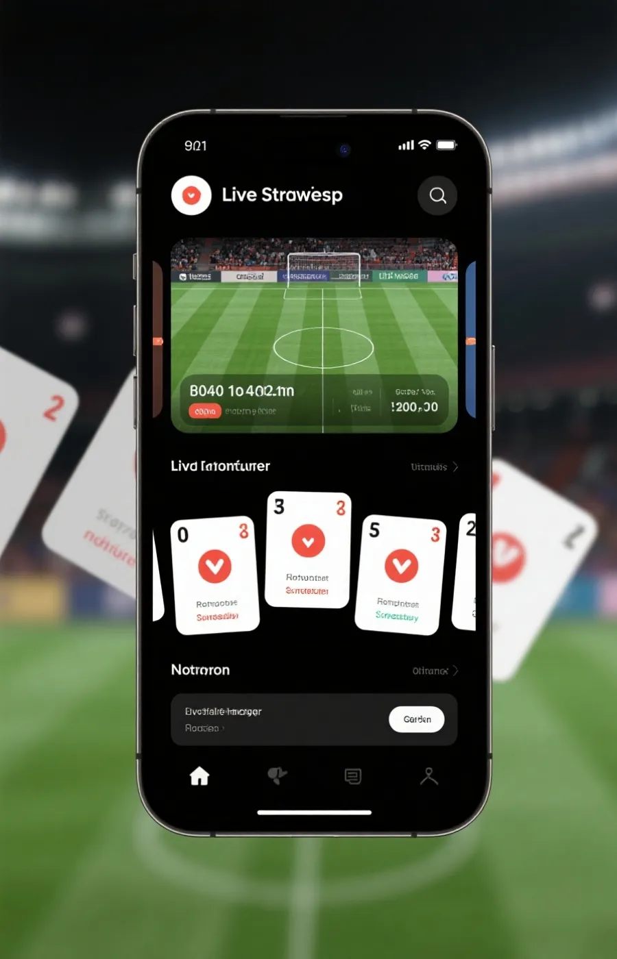 法甲直播App界面示意